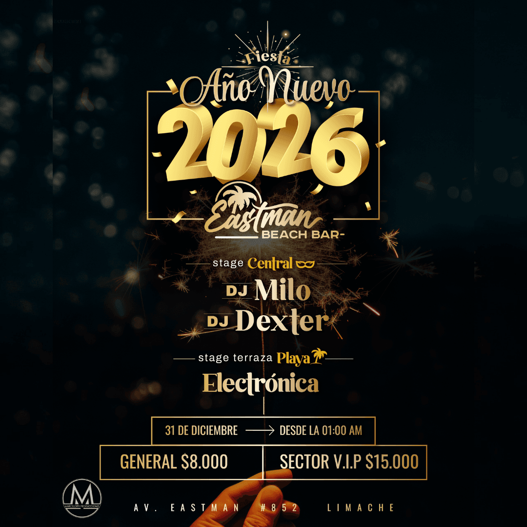 Fiesta Año Nuevo 2026 Eastman Beach Bar  image}