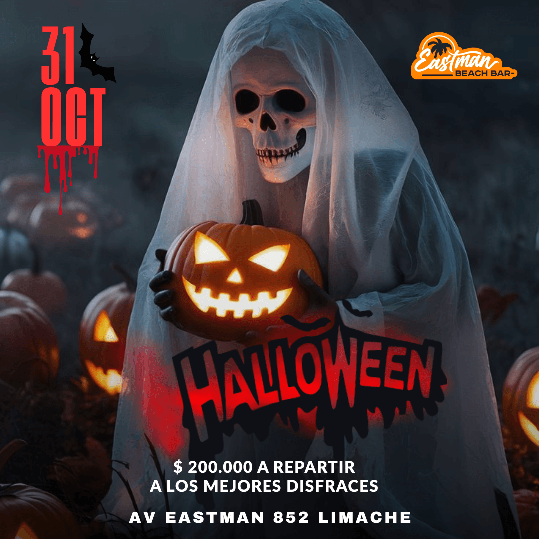 Fiesta Halloween 2025 En Eastman Beach Bar  image}